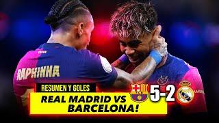 BARCELONA vs REAL MADRID 5-2 || FINAL  Supercopa Española 2025