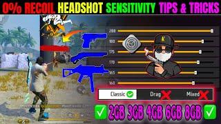 All Gun Headshot Sensitivity Setting After New OB47 Update | Free Fire Max Auto Headshot Sensitivity