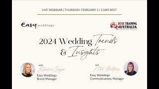 Wedding Trends and Insights 2024