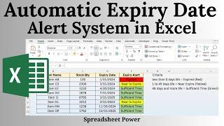 Automatic Expiry Date Alert System in Excel