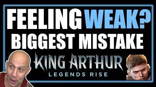 BIGGEST MISTAKE - Progress FAST | King Arthur Legends Rise list top tier guide summon gear hero free