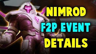 START SAVING NOW!! Nimrod F2P Event Details | BIG Rewards Coming | MARVEL Strike Force