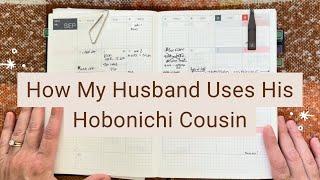 How My Husband Uses the Hobonichi Cousin