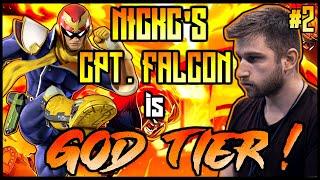 NickC Captain Falcon is GOD TIER! | #1 Captain Falcon Combos & Highlights | Smash Ultimate #2