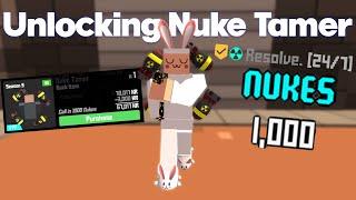 Finally Unlocking Nuke Tamer in Krunker (1000 Nukes) | Resolve