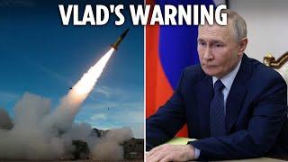 Putin vows chilling response if West goes to 'war' with Russia by giving Ukraine long-range missiles