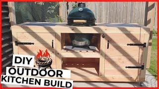 Easy Outdoor Kitchen Build - Woodworking DIY