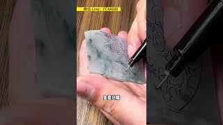 (2)给粉丝定做的“意境飘花山水观音”吊坠挂件，美不美，喜不喜欢快来告诉我～#翡翠 #翡翠吊坠 #翡翠玉石 #翡翠吊墜 #翡翠掛件 #翡翠玉 #翡翠挂件 #翡翠直播 #天然翡翠 #緬甸翡翠