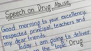 Best Speech on Drug Abuse || Best Speech on Drug Abuse | Essay on Drug Abuse || English Penman ||