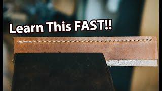 Learn To Saddle Stitch Leather - For Beginners