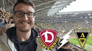 Duell der SUPER-FANS in Liga 3 ️🟡 | Dynamo Dresden vs. Alemannia Aachen Stadionvlog  | RAWfootball