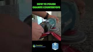 Granite counter polishing at home