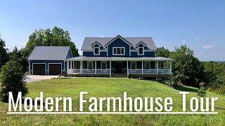 Modern Farmhouse Home Tour! #Buildyourownhouse