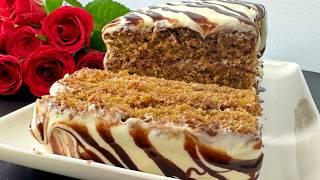 Quick Delicious Cake Recipe - Coffee Cinnamon Cake, Cake in 5 Minutes! Easy Coffee Cake Recipe