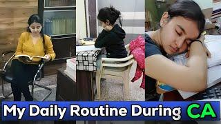 My Daily Routine During CA Exams  | Air 01 Strategy  | CA Nandini Agrawal