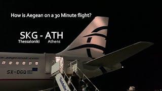 Trip Report | Aegean (ECONOMY) | Airbus A321 | Thessaloniki (SKG) - Athens (ATH)