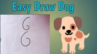 How to draw Dog ||Easy draw ||#drawing#daisydrawing