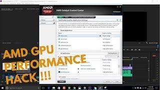 How to enable hardware acceleration in AMD Catalyst Control Center