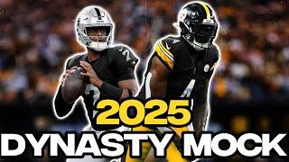 A 2025 Dynasty Football Start-Up Mock Draft (Free Agency FRENZY)