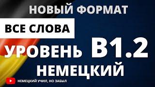 Немецкий В1-б1. Все слова уровня В1.2. Немецкий для продвинутых