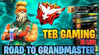 FREE FIRE Grandmaster Top 1 Rank Push Live Tips And Tricks