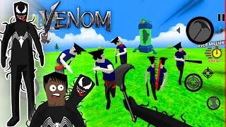 jack becomes venom  in dude theft wars