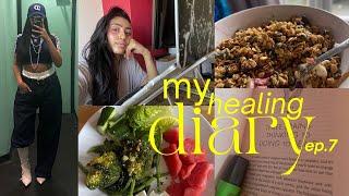 my healing diary, ep. 7 | a shopping haul, making granola bars, & getting myself out of a rut