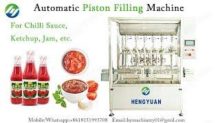 Ketchup Dispenser | Automatic Servo Motor Piston Dosing Filling Machine