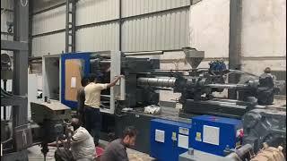 450 ton injection moulding machine contact this machine manufacturing company unit , +91 9824002357