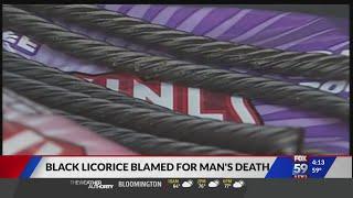 Black licorice blamed for man's death