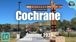 Walking tour of Downtown Cochrane Alberta  Summer 2024