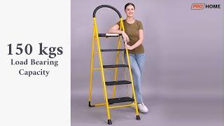 Discover the ProHome Strong Steel Ladder - Crafted with Precision in India