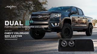 Skar Audio Dual 8" Ported Subwoofer Enclosure for 2015-2022 Chevy Colorado & GMC Canyon Crew Cab