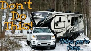 RV Travel in Snow | 50. Road Warrior Life | RV Living Full Time