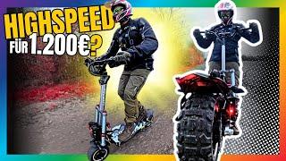  Turbo E-Scooter für 1200€! Angwatt T1: Extrem schnell – aber sicher? eScooter  #SpeedTest