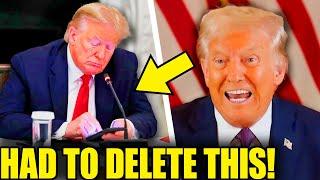 Trump DELETES Post As INSANE Meltdown Instantly BACKFIRES!
