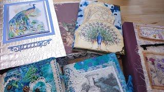 Royal Colors Showcased in Junk Journals