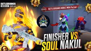 Clutching Soul Nakul Squad  1v4 Clutches Solo vs Squad  TRP FINISHER