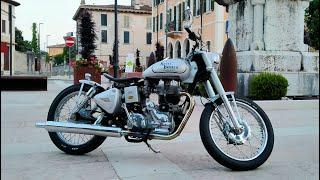 ROYAL ENFIELD BULLET 500 ES bobber style.