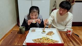 먹방mukbang 불고기피자먹방 Bulgogi pizza(eating show)