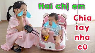 Hai Chị Em Chia Tay Nhà Cũ  AnAn ToysReview TV 