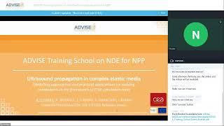 Act and Match webinars : ADVISE - Training School on Non Destructive Evaluation for NPP