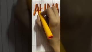 alina stylish name logo//#shorts #namelogo #viral