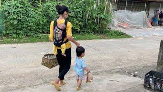 The single mother struggled to make ends meet to raise 2 yuong children