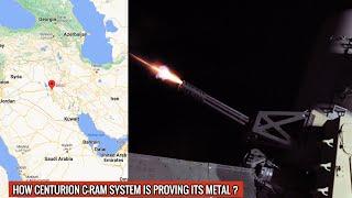 American Centurion C-RAM system take out Iranian Drone !