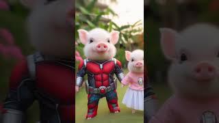 I'm a cute Ant-Piglet superhero #shorts #short #cute #avengers #superhero #antman #piglet