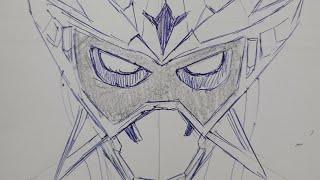 #2023 #kamenriderexaid #hypermuteki #drawing Stickman Kamen rider Ex-aid hyper muteki Drawing