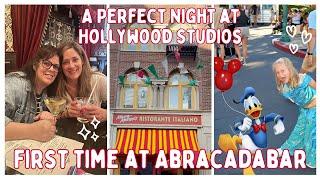 Beautiful, Fun Hollywood Studios Night on Travel Day | Mama Melrose | AbracadaBar | No Genie+