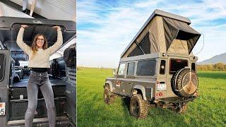 No, it's not the AluCab popup roof conversion on our Land Rover Defender (PSP Expedition Campers)