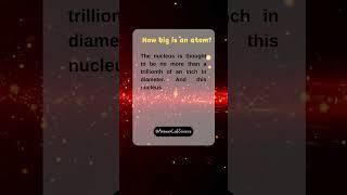 How big is an atom? || AnswerLab Science #scienceexplained